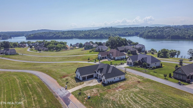 256 Watercrest Dr, Vonore, TN 37885 - bird's eye view of a large body of water and a heavily wooded area