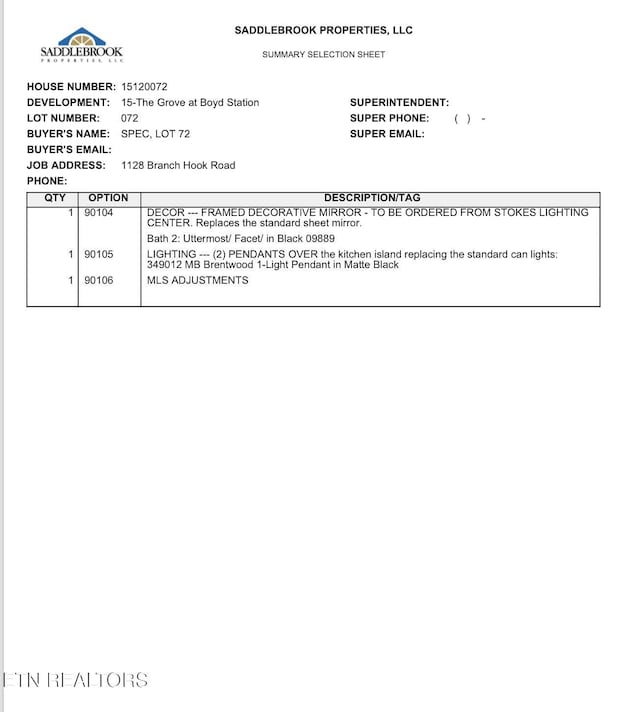 1128 Branch Hook Rd, Knoxville, TN 37934 - view of miscellaneous document