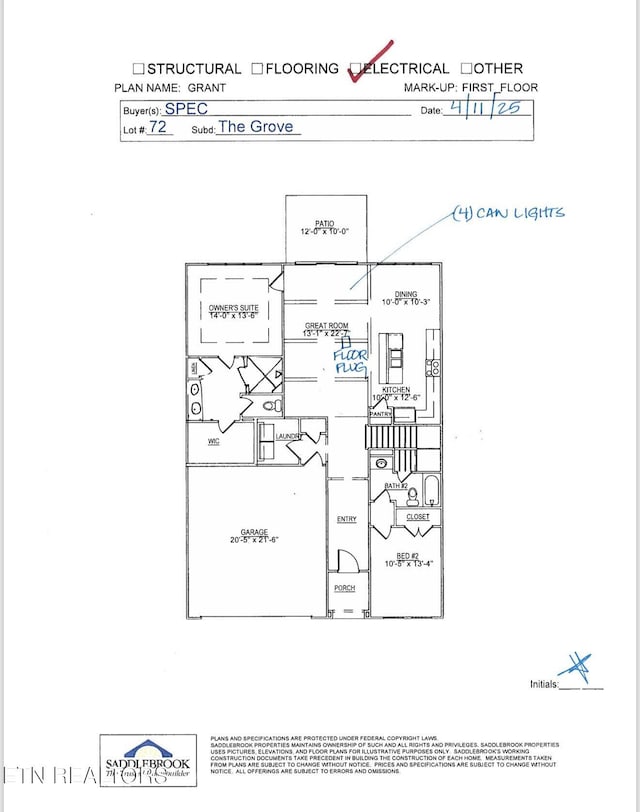 1128 Branch Hook Rd, Knoxville, TN 37934 - view of room layout