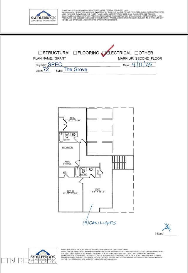 1128 Branch Hook Rd, Knoxville, TN 37934 - view of property floor plan