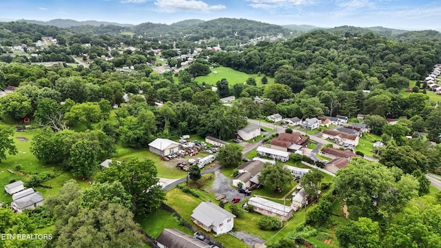 564 Dillwyn St, Kingsport, TN 37665 - aerial view of residential area featuring a mountainous background