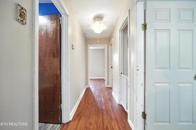 564 Dillwyn St, Kingsport, TN 37665 - hall with wood finished floors and attic access