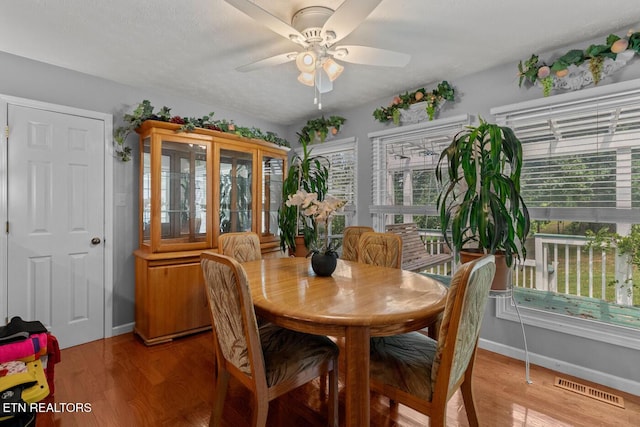 133 Rolling Hls, Rutledge, TN 37861 - dining area with a ceiling fan and light wood-style floors