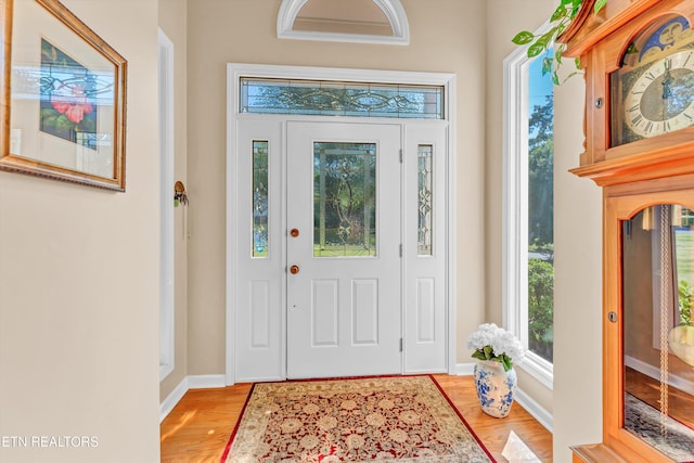 127 Newhaven Rd, Oak Ridge, TN 37830 - entrance foyer with plenty of natural light and light wood-type flooring