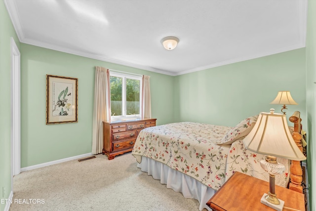 127 Newhaven Rd, Oak Ridge, TN 37830 - carpeted bedroom featuring ornamental molding