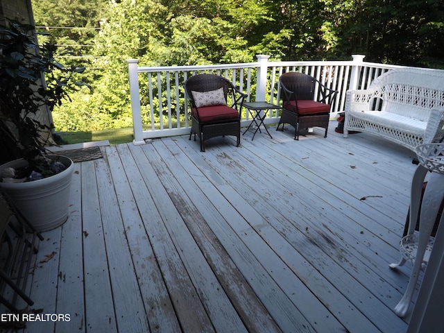 440 Sams Mtn, Middlesboro, KY 40965 - deck with a wooded view