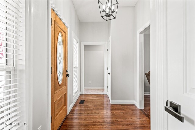1036 Circle Dr, Jamestown, TN 38556 - entryway featuring dark wood-style floors and healthy amount of natural light
