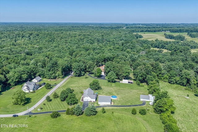 1036 Circle Dr, Jamestown, TN 38556 - view of property location featuring a heavily wooded area