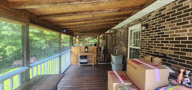 191 Ashley Ln, Oneida, TN 37841 - view of wooden deck