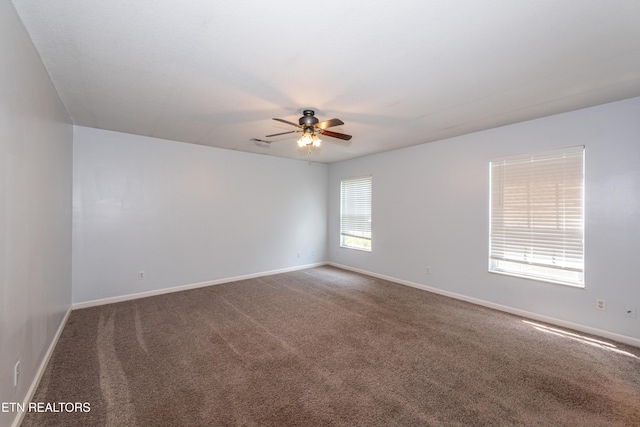 1032 Willow Creek Cir, Maryville, TN 37804 - empty room featuring a ceiling fan and carpet