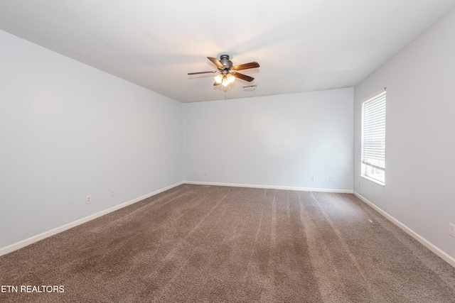 1032 Willow Creek Cir, Maryville, TN 37804 - carpeted spare room with a ceiling fan and baseboards