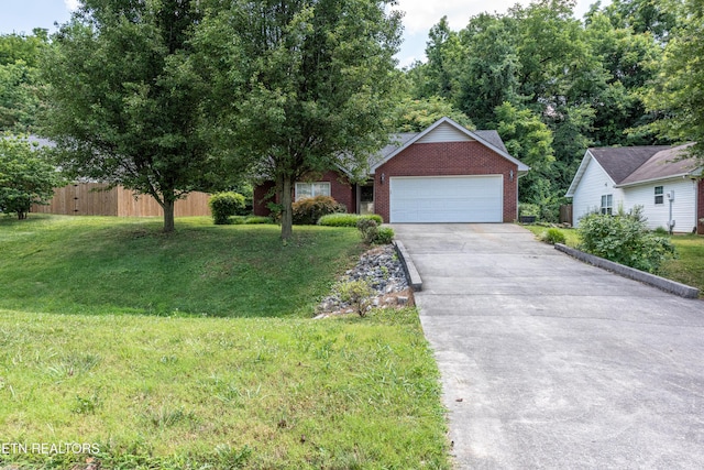 1032 Willow Creek Cir, Maryville, TN 37804 - view of front of home featuring brick siding, concrete driveway, and a garage