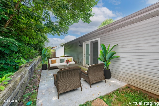 1032 Willow Creek Cir, Maryville, TN 37804 - view of patio featuring an outdoor living space