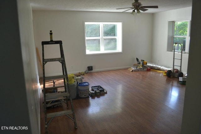 31058 US-127, Pikeville, TN 37367 - spare room with a ceiling fan and wood finished floors