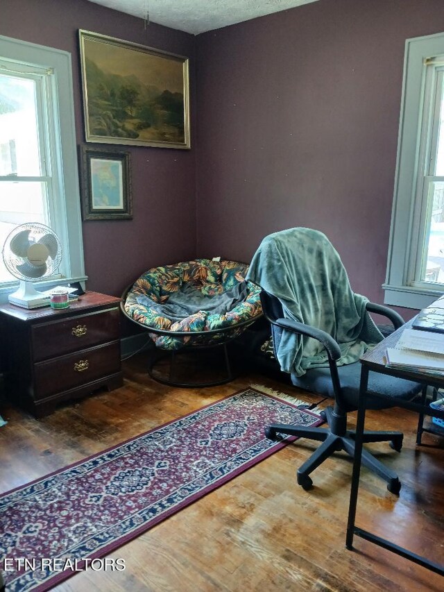 955 Poplar St, Alcoa, TN 37701 - bedroom featuring wood finished floors and a desk