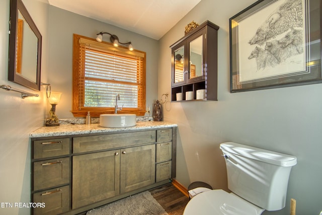 224 Eagle Blf, Jamestown, TN 38556 - bathroom featuring vanity and wood finished floors