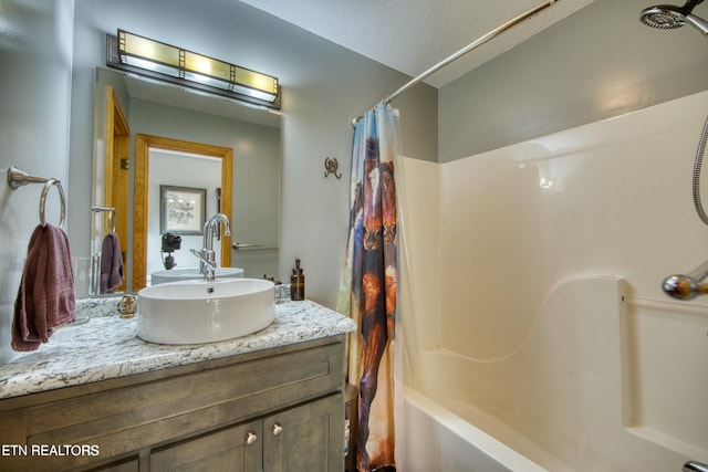 224 Eagle Blf, Jamestown, TN 38556 - bathroom featuring vanity and shower / bath combo