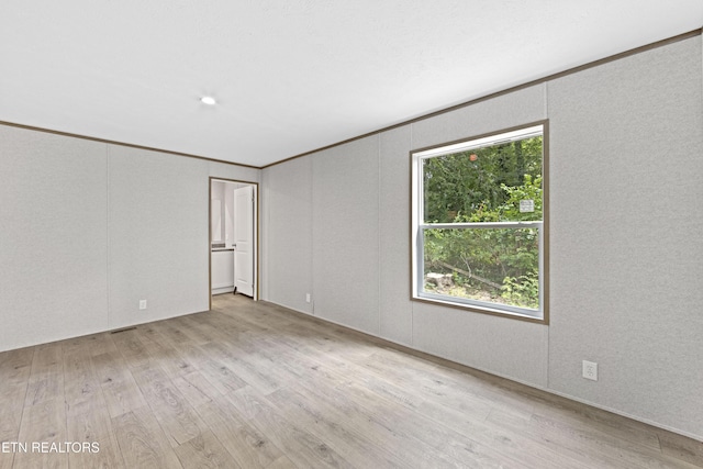 417 Cain Ave, Morristown, TN 37813 - unfurnished room with wood finished floors and crown molding