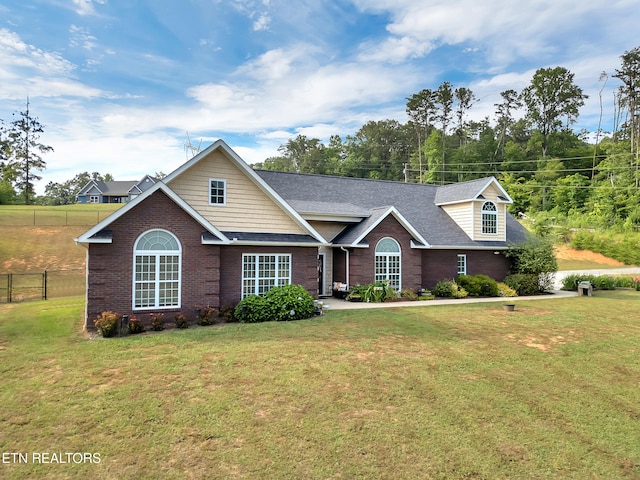 5728 Hickory Valley Rd, Heiskell, TN 37754 - view of front of home with brick siding and a shingled roof