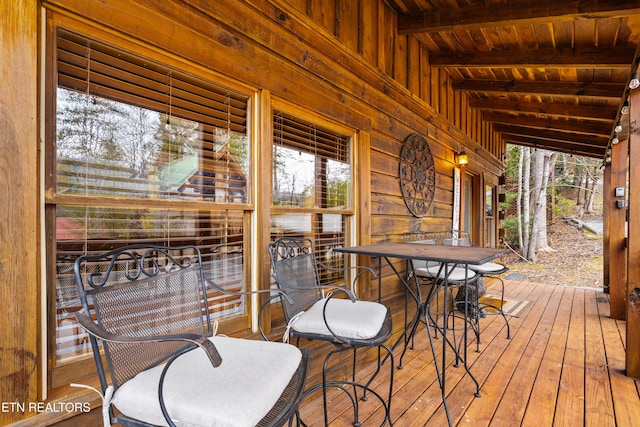 524 Hoot Owl Way, Gatlinburg, TN 37738 - view of wooden terrace