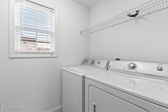 168 Thelma Cir, Jacksboro, TN 37757 - laundry room with separate washer and dryer