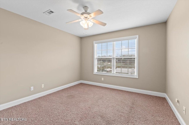168 Thelma Cir, Jacksboro, TN 37757 - carpeted spare room with ceiling fan and baseboards