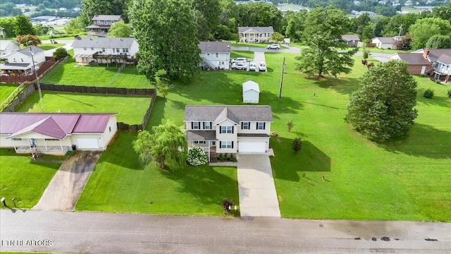 168 Thelma Cir, Jacksboro, TN 37757 - aerial perspective of suburban area