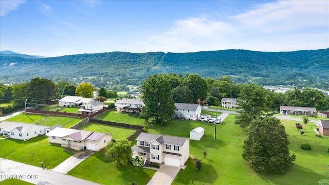 168 Thelma Cir, Jacksboro, TN 37757 - aerial view of residential area with mountains