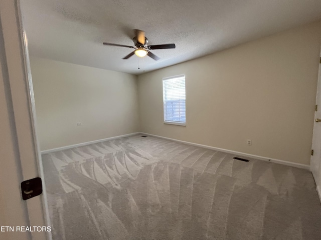 4709 Scepter Way, Knoxville, TN 37912 - carpeted empty room with ceiling fan and a textured ceiling