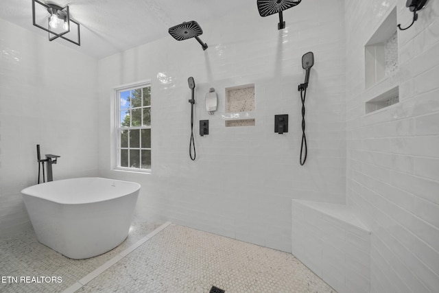 1033 Sunset View Rd, Sevierville, TN 37876 - full bathroom featuring tiled shower and a soaking tub