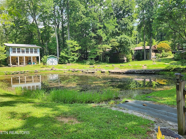 151 Stonewall Way, Cosby, TN 37722 - view of yard featuring a storage unit