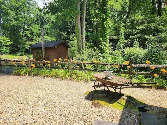 151 Stonewall Way, Cosby, TN 37722 - view of yard featuring a storage shed