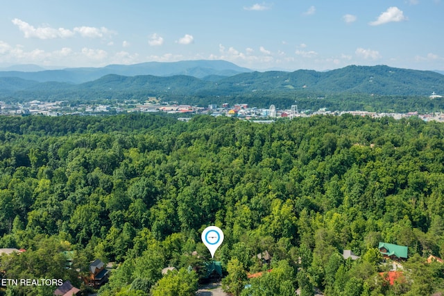 3012 Oak Tree Way, Pigeon Forge, TN 37863 - aerial view of a mountain backdrop