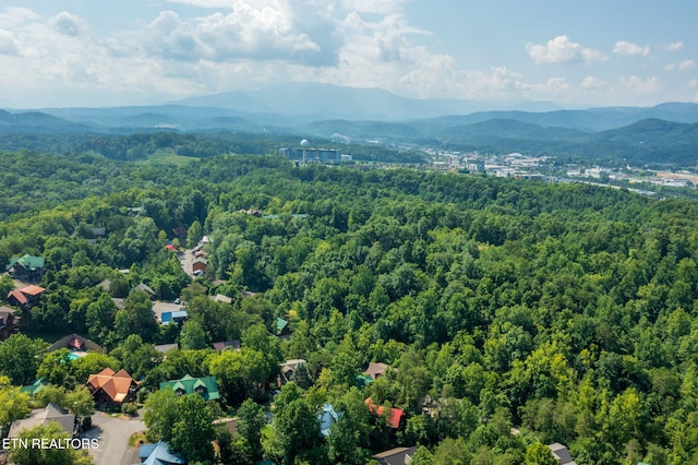 3012 Oak Tree Way, Pigeon Forge, TN 37863 - aerial view of a mountainous background and a forest