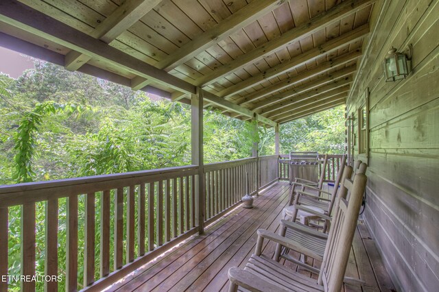 3012 Oak Tree Way, Pigeon Forge, TN 37863 - deck with grilling area