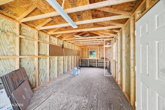710 E Fir St, Lafollette, TN 37766 - misc room with lofted ceiling
