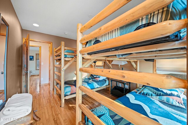 836 Sandra Way, Kodak, TN 37764 - bedroom featuring hardwood / wood-style floors and recessed lighting