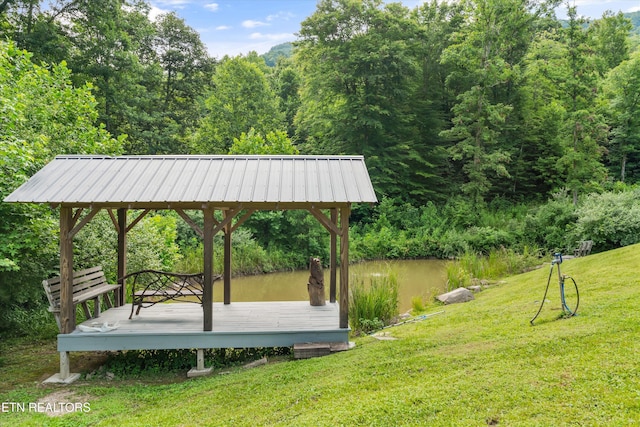 976 Lone Rd, Pioneer, TN 37847 - view of grassy yard featuring a gazebo