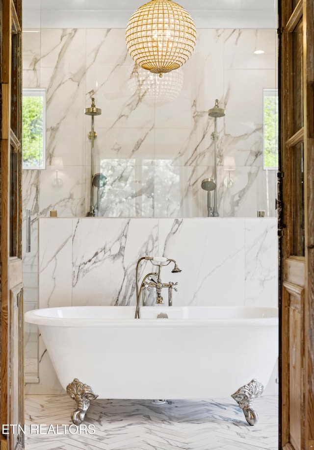 1014 High Springs Rd, Knoxville, TN 37932 - bathroom featuring a freestanding tub