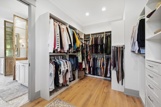 1014 High Springs Rd, Knoxville, TN 37932 - spacious closet with light wood finished floors