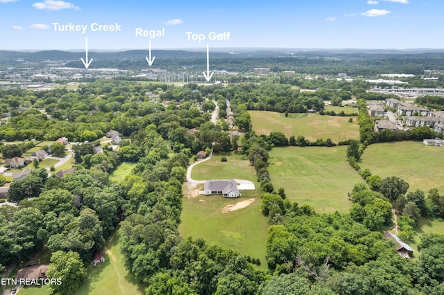 1014 High Springs Rd, Knoxville, TN 37932 - bird's eye view