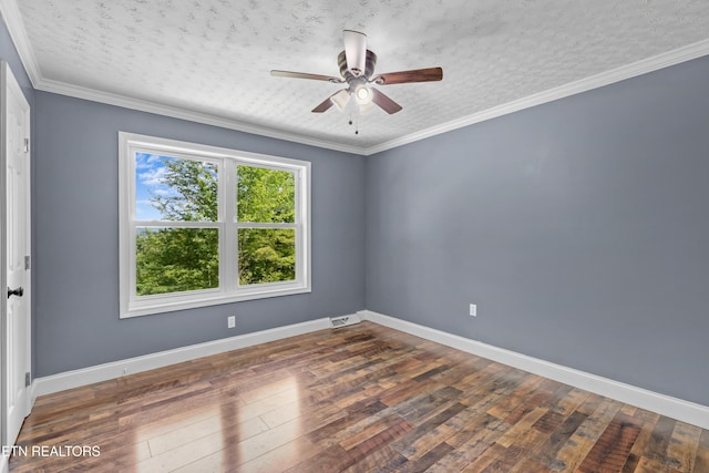 221 Greer Ln, Tazewell, TN 37879 - spare room featuring a ceiling fan and wood finished floors