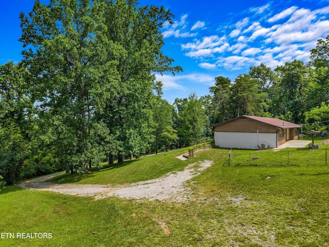 221 Greer Ln, Tazewell, TN 37879 - view of yard with dirt driveway
