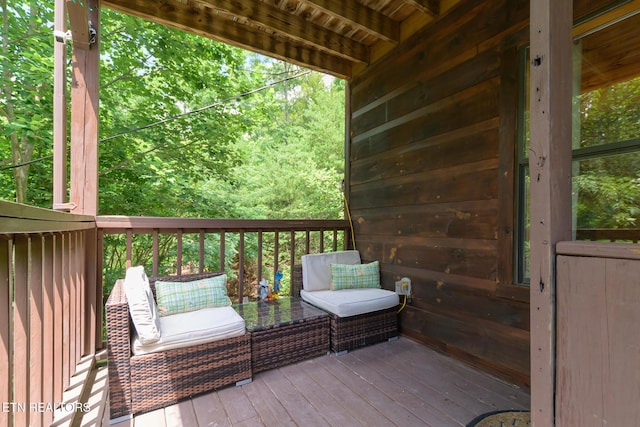 1130 Sharp Rd, Sevierville, TN 37876 - view of wooden deck