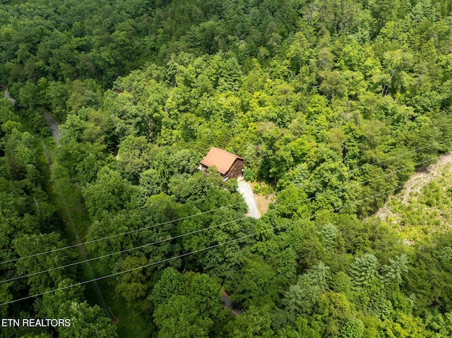 1130 Sharp Rd, Sevierville, TN 37876 - view from above of property featuring a heavily wooded area