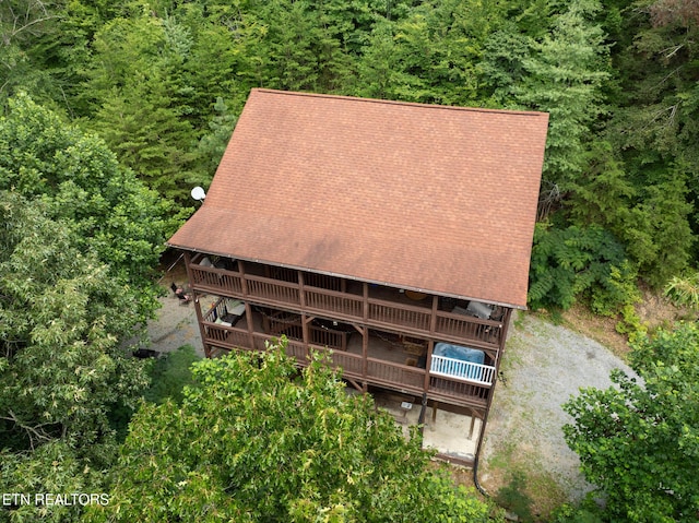 1130 Sharp Rd, Sevierville, TN 37876 - view of subject property with a heavily wooded area