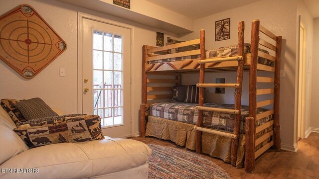 537 Johnson Ln Unit 1 & 2, Gatlinburg, TN 37738 - bedroom featuring wood finished floors and baseboards