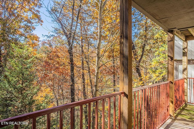 537 Johnson Ln Unit 1 & 2, Gatlinburg, TN 37738 - view of wooden deck