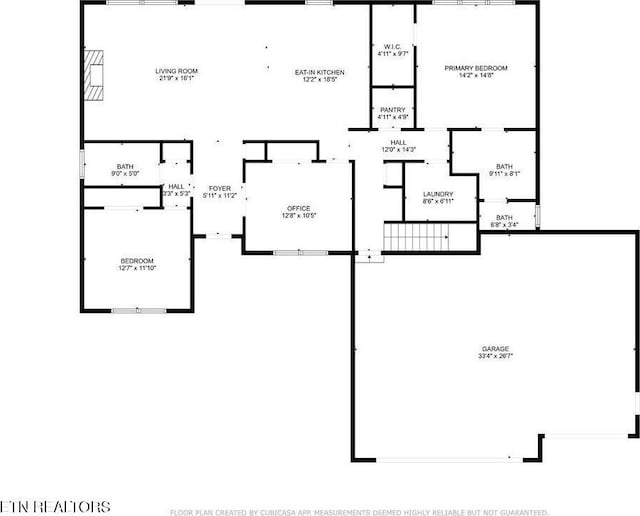 140 Walelu Trl, Vonore, TN 37885 - view of floor plan / room layout