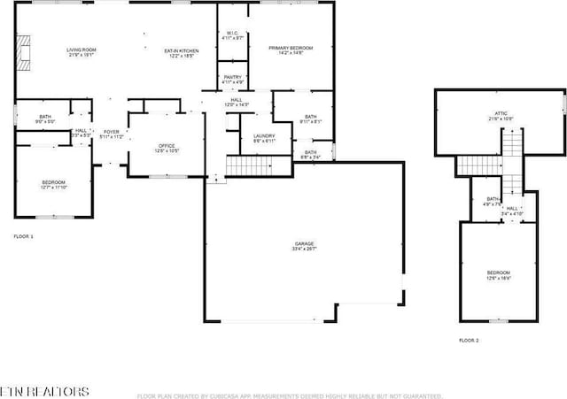 140 Walelu Trl, Vonore, TN 37885 - view of home floor plan